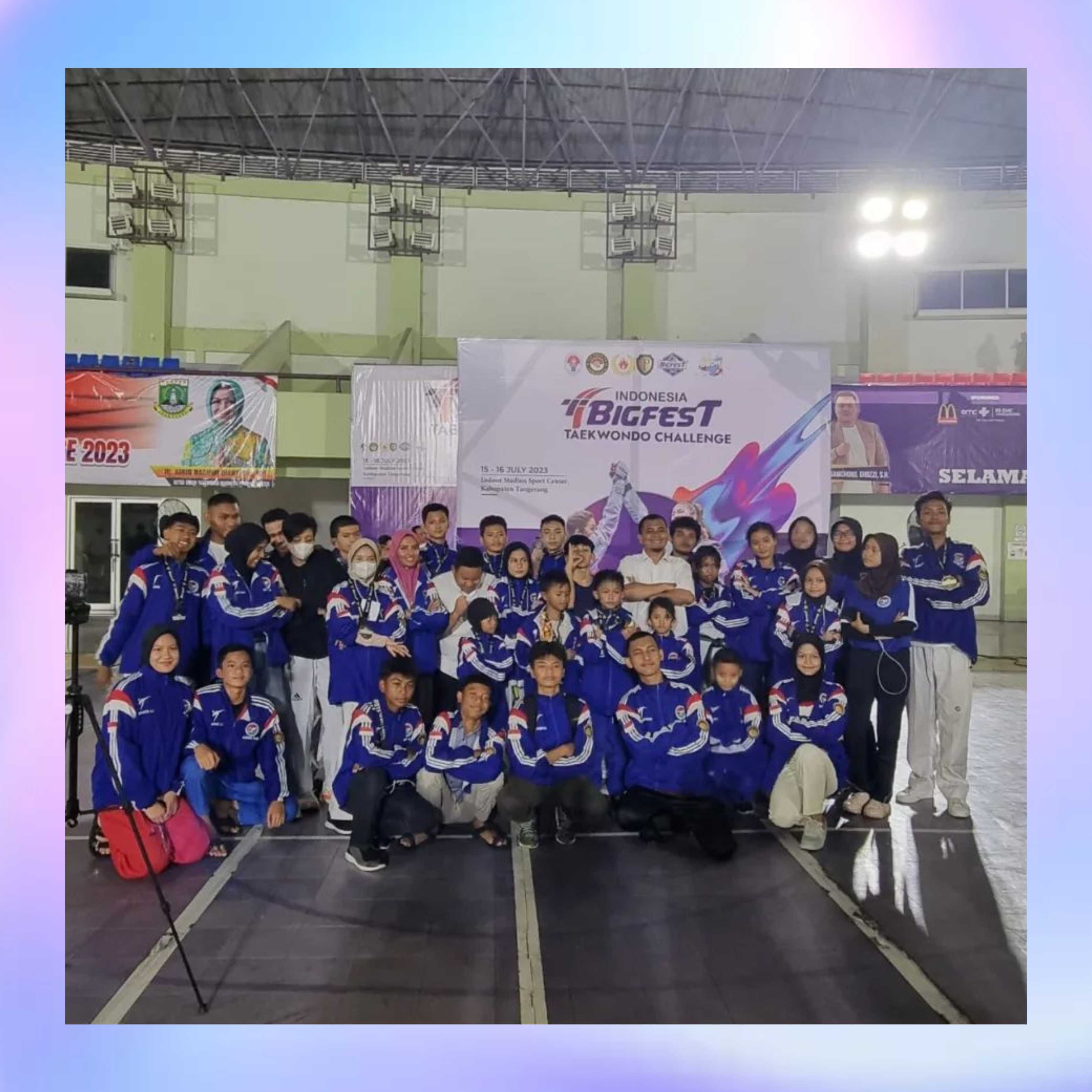 Garuda club memperoleh Juara Umum 1 Pemula Di Indonesia BIGFEST Taekwondo Challenge 2023