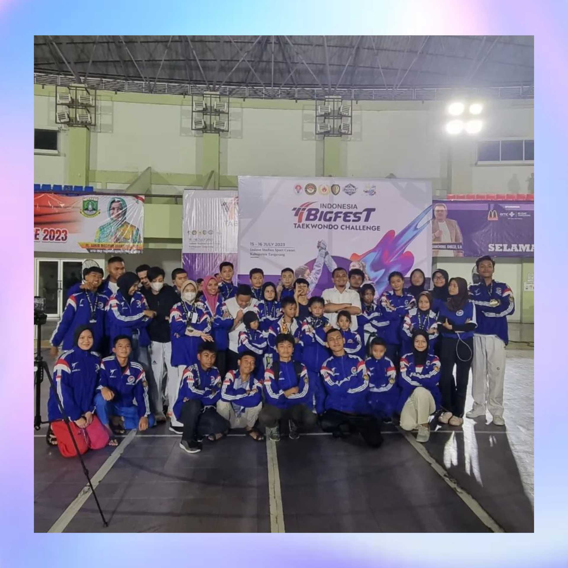 Garuda club memperoleh Juara Umum 1 Pemula Di Indonesia BIGFEST Taekwondo Challenge 2023